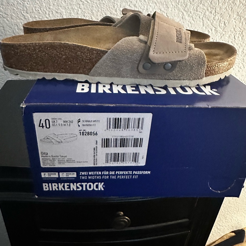 Birkenstock Taupe Sandals with Classic Comfort